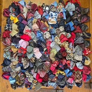 Vintage Dreamweavers Handmade Silk Tie Pillow Cover Reclaimed Mens Ties